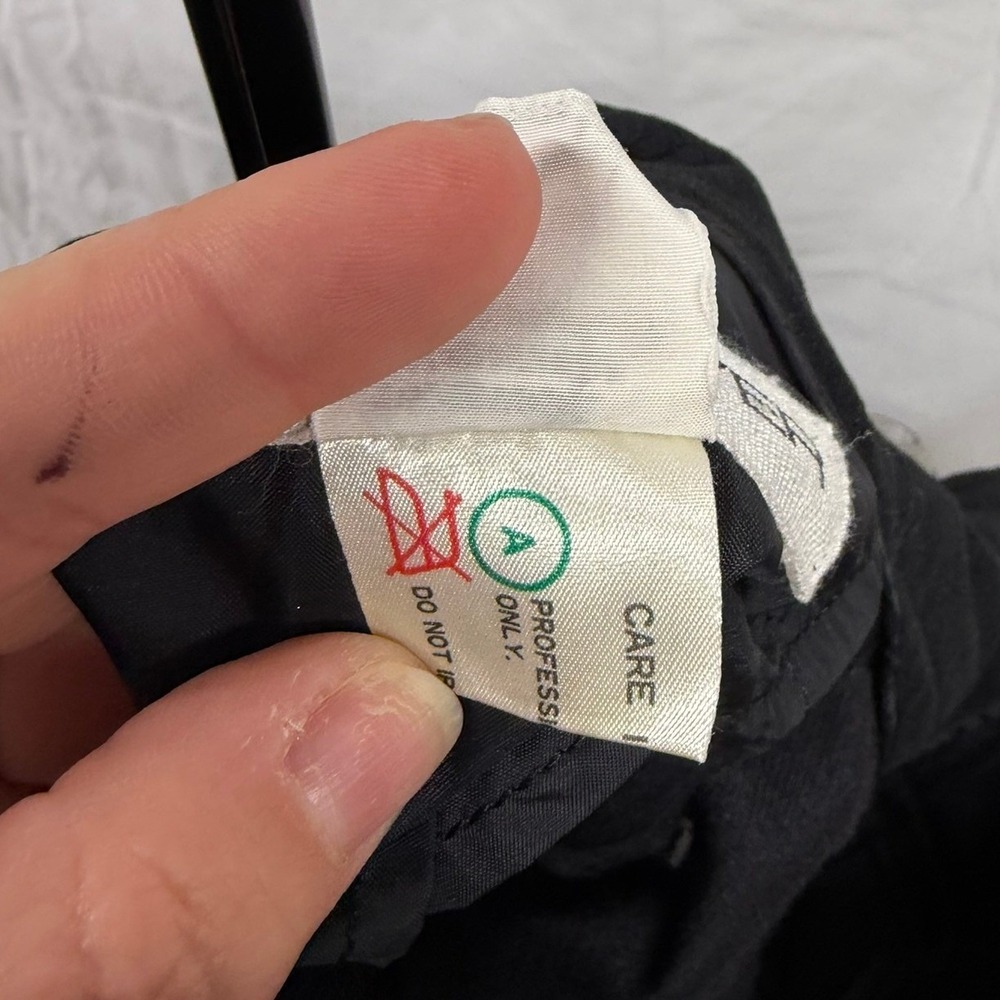 Obermeyer Vintage Women's 14R‎ Black Wool Blend Stirrup Ski Pants - Picture 9 of 9